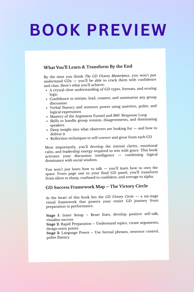 The GD Victory Masterpiece Preview pages